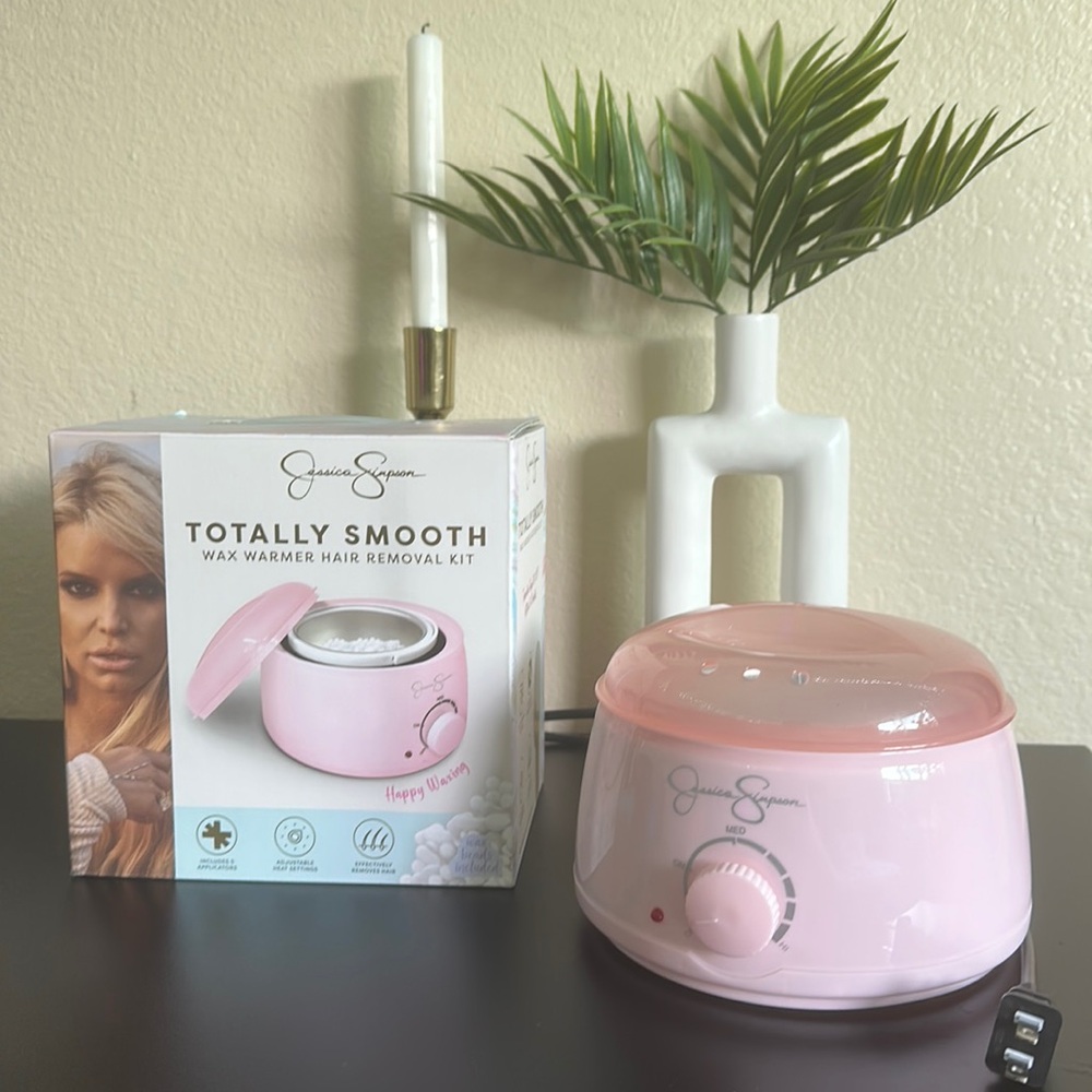 Totally smooth by Jessica Simpson wax warmer hair removal kit